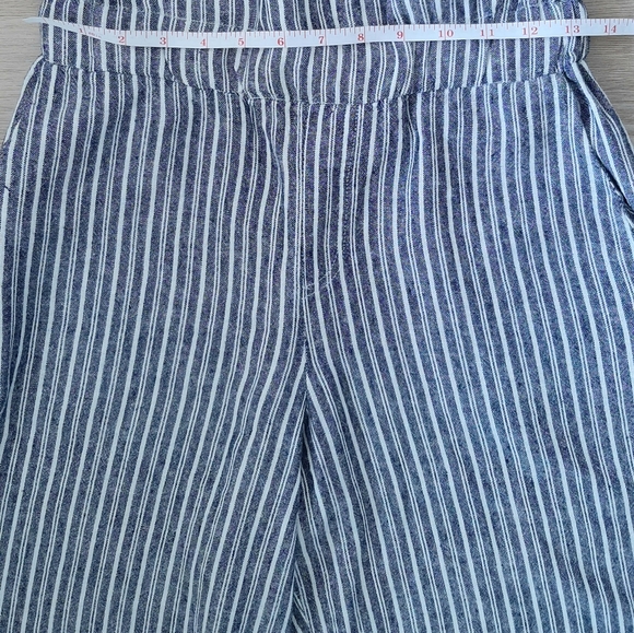 Laundry by Shelli Segal Striped Linen Blend Pants - Picture 3 of 10